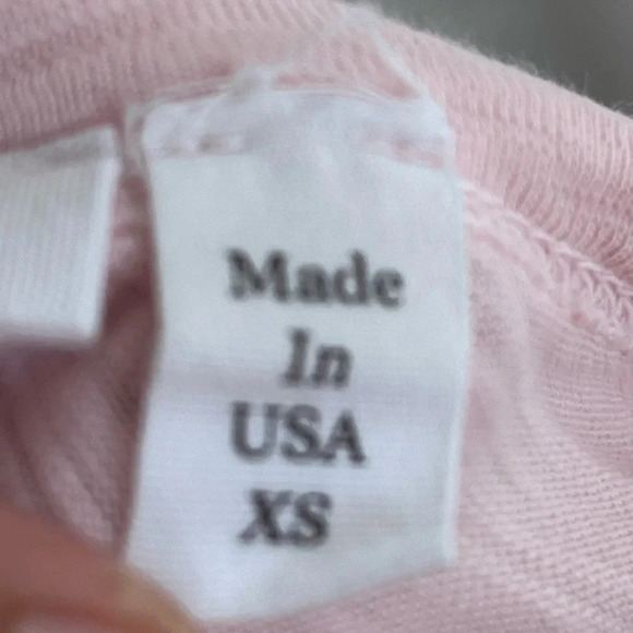 Light pink wilt ruffle tee - Picture 4 of 4